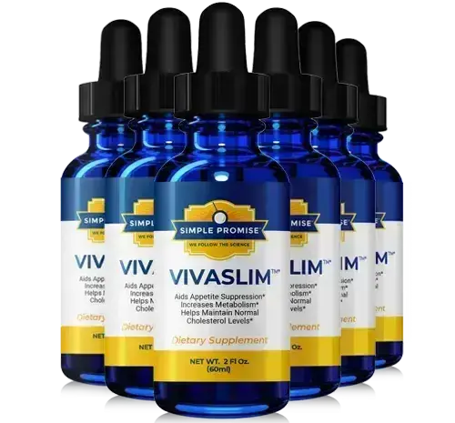 VivaSlim Official Website Six bottles of VivaSlim metabolism support supplement